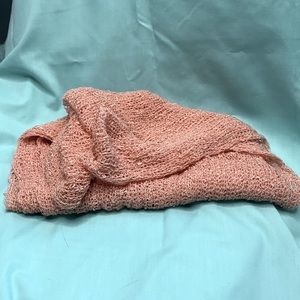 Pink bunting for newborn photography